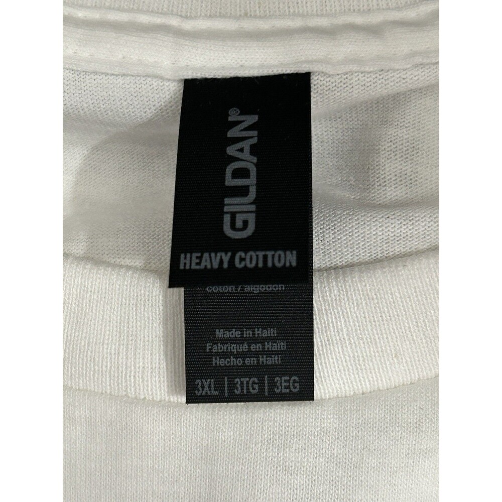 Anti Ice Funny Political Protest Graphic Shirt White Men 3XL Gildan Heavy Cotton - Picture 5 of 6